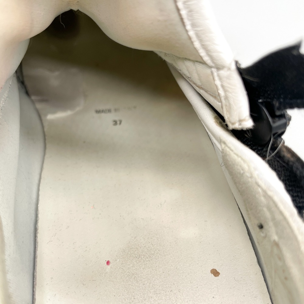 Givenchy Spectre Runner White Perforated Leather Zip Low Top Sneakers Womens 37 - Picture 14 of 15